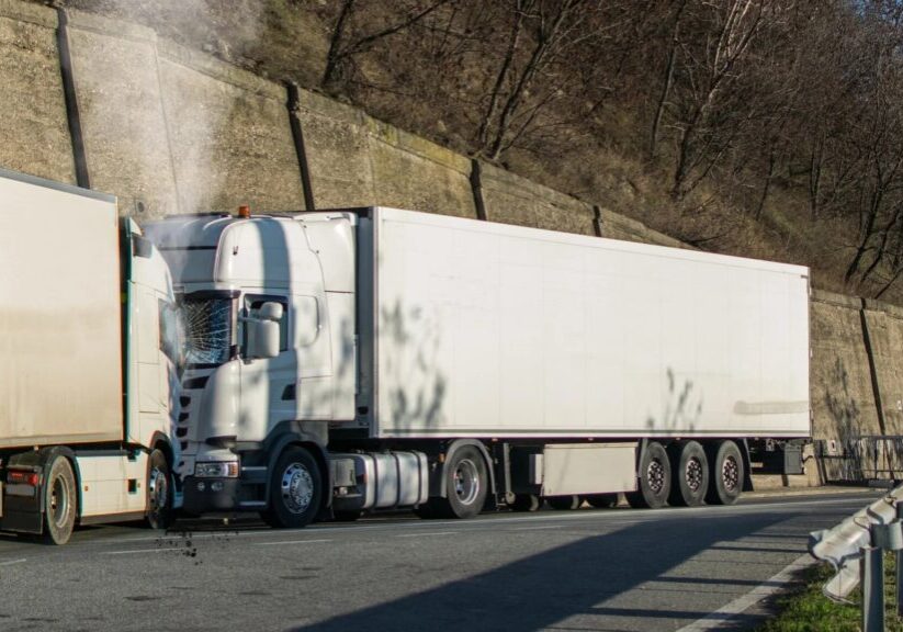 Atlanta tractor-trailer wreck attorney on busy Atlanta highway